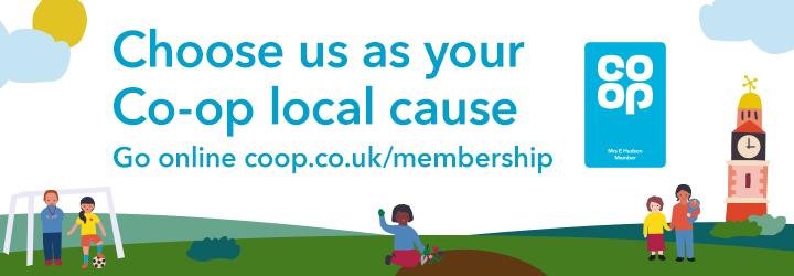 Choose us as your local Co-op charity