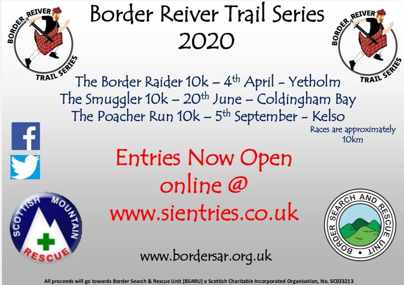 Border Reiver Trail Series 2020 Online Entries