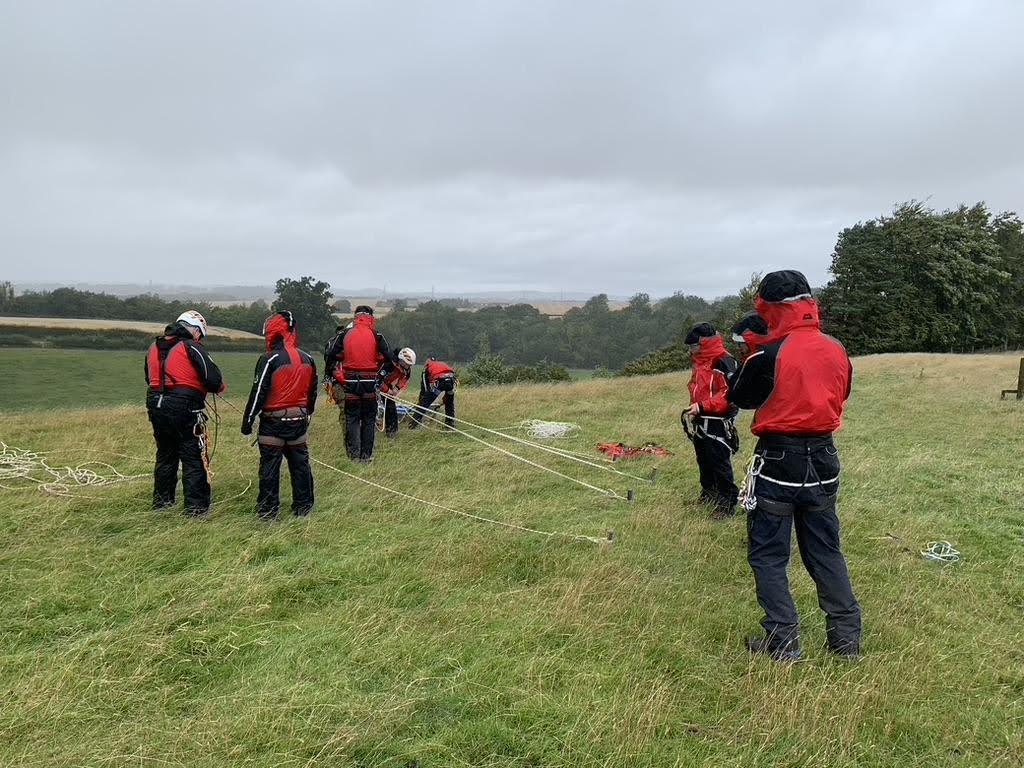 August ropes training