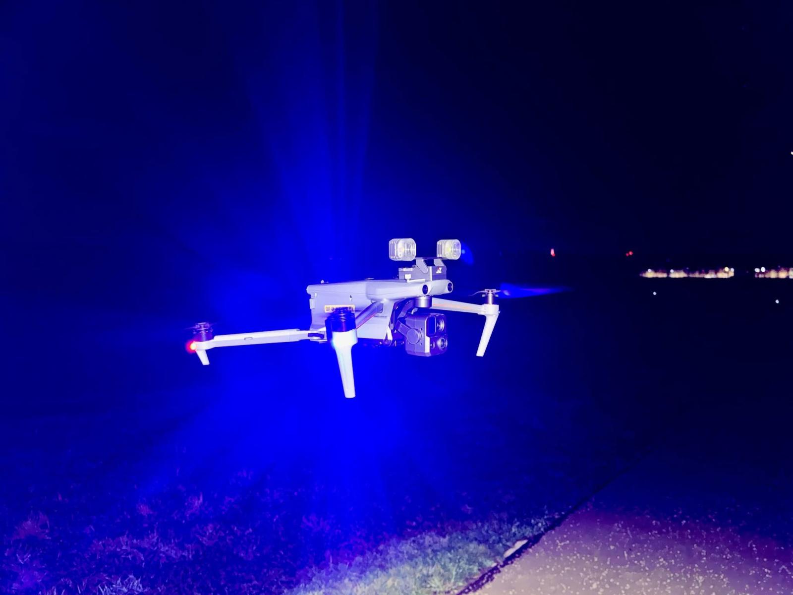 Drone at night