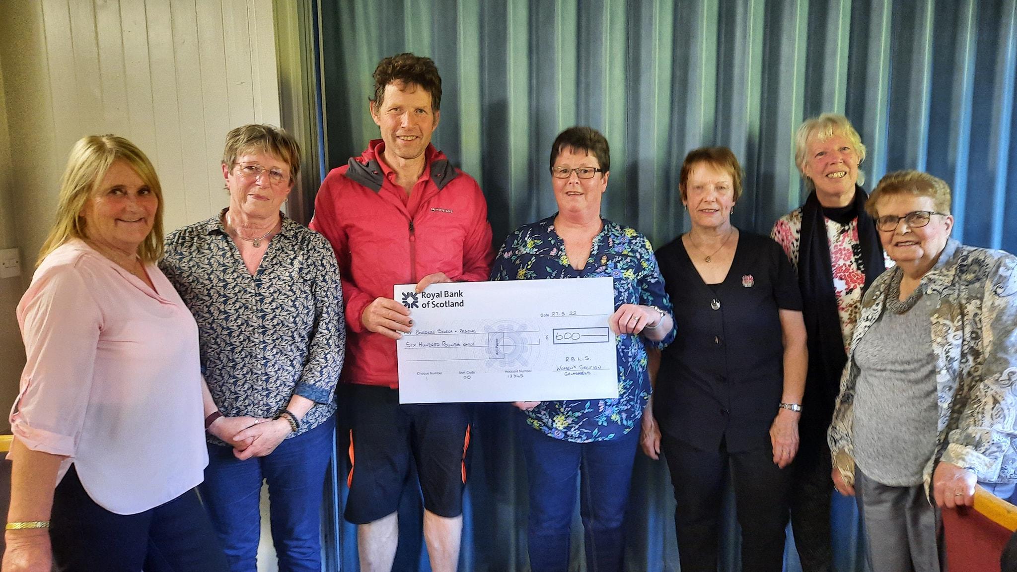 RBLS Women's Section Galashiels Branch raise £600 for BSARU