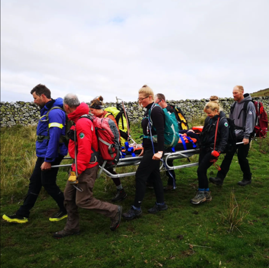 Stretcher carrying